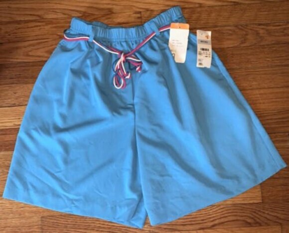 David Smith Womens Vintage Shorts 8 NWT Blue High Waisted Rope Sport Creations - Picture 2 of 8